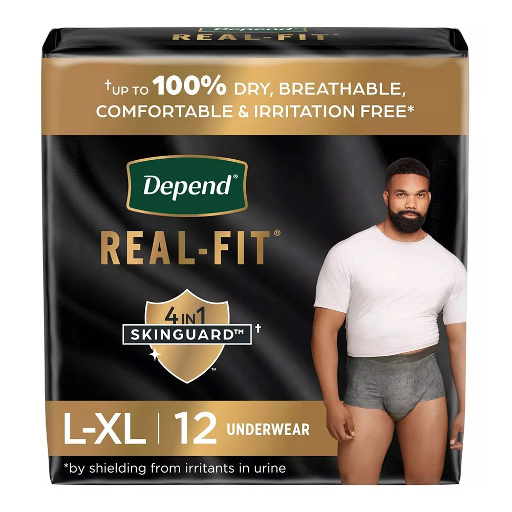 Consistent Depend Fit Incontinence Underwear for Men 12 Ea Convenient