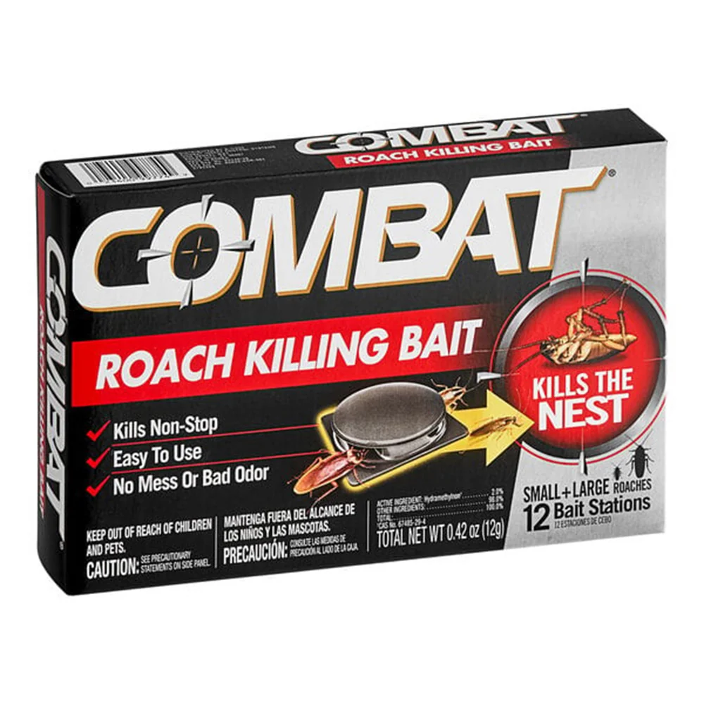 Casual Combat Roach Killing Bait Stations for Small and Large Roaches 10 Ea Carefully Designed