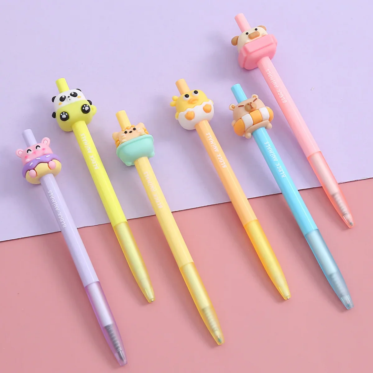 Traditional Adorable Animal Retractable Gel Pen Stylish
