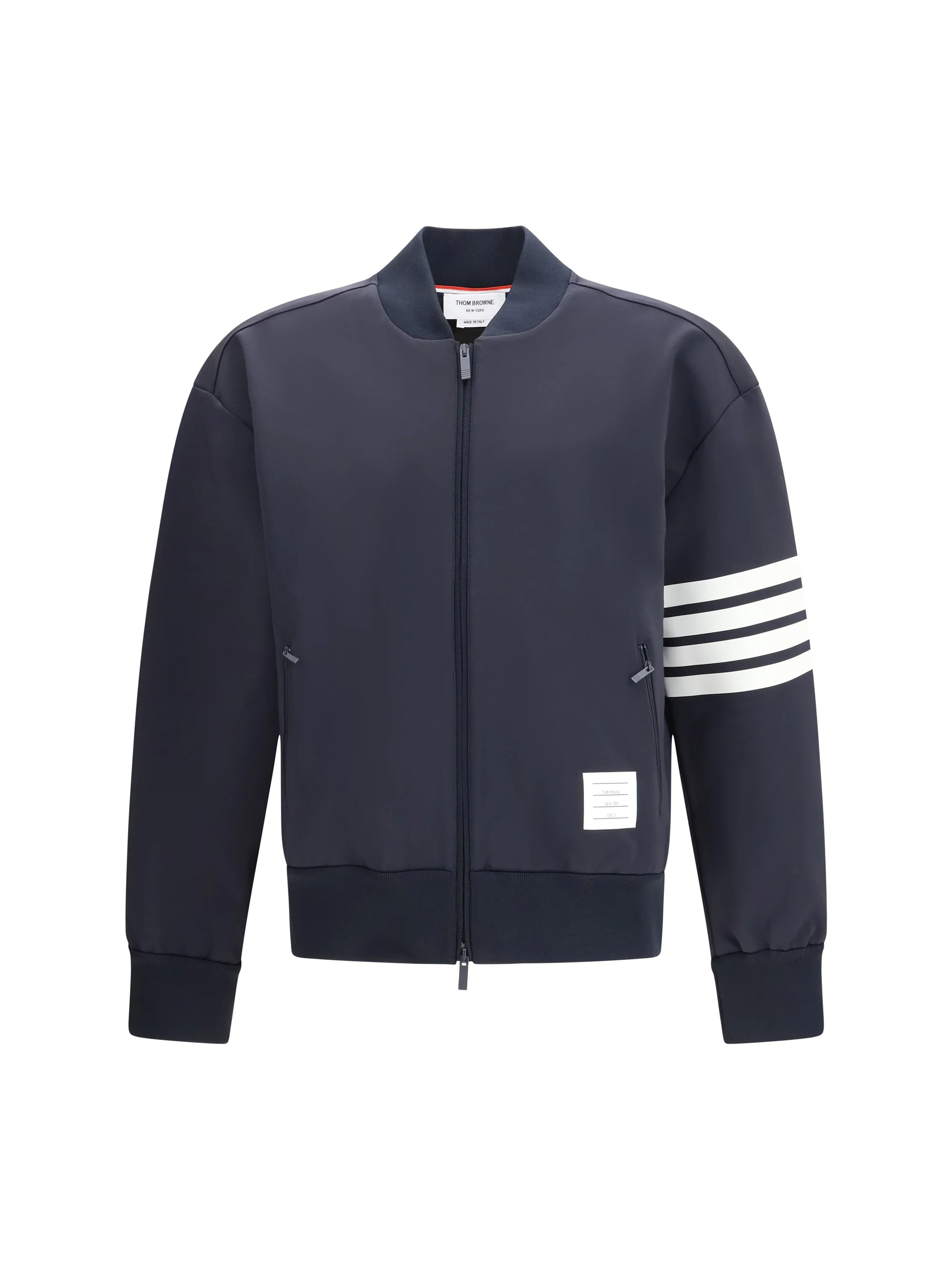 Consistent Zipped Bomber Jacket Navy Elite