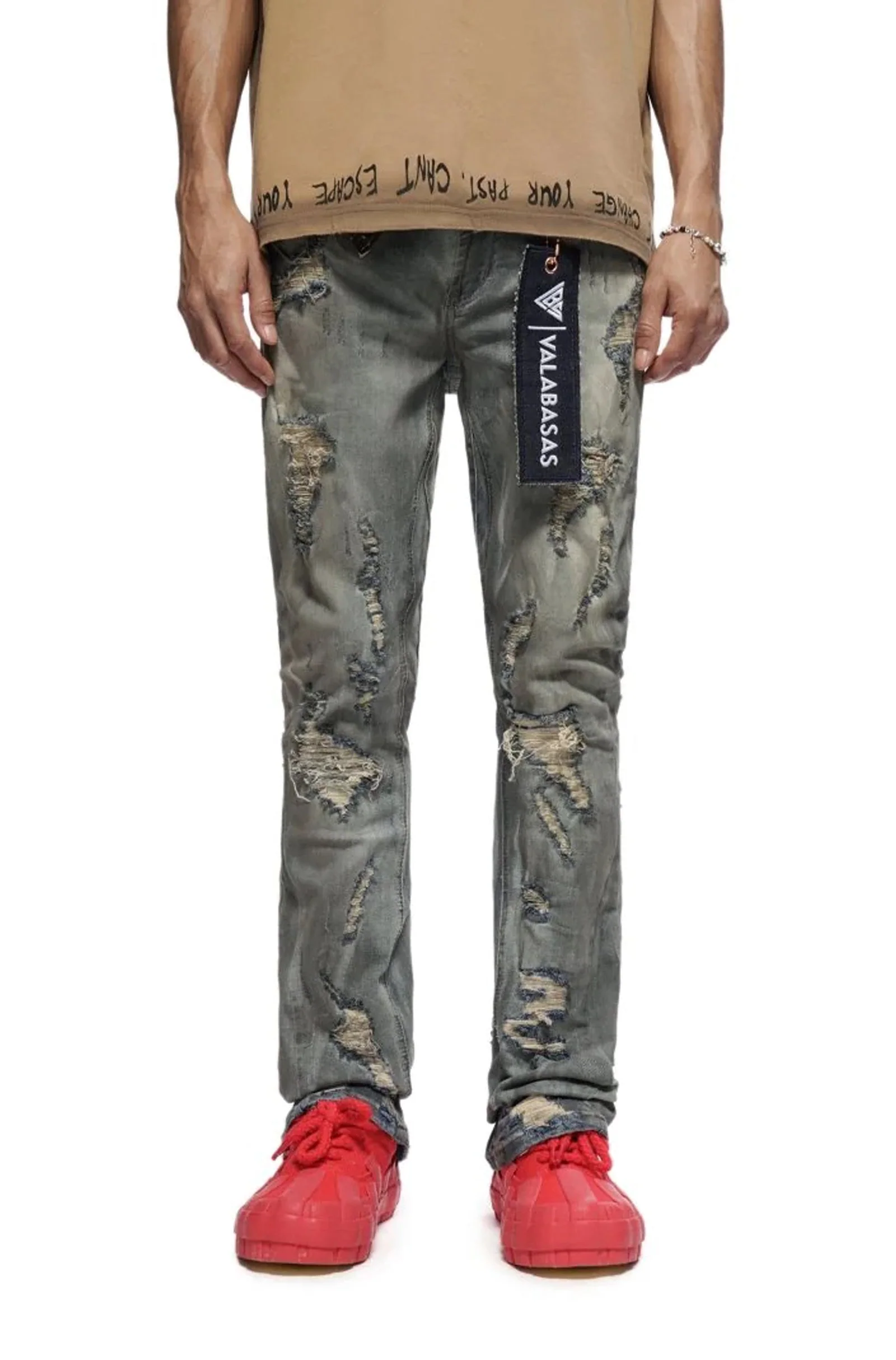 Certified Valabasas Steeltoe Stacked Jean - Light Vintage Wash Healthy