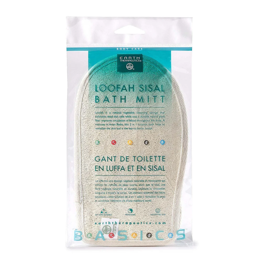 Casual Earth Therapeutics Loofah Sisal Bath Mitt 1 Ea Genuine
