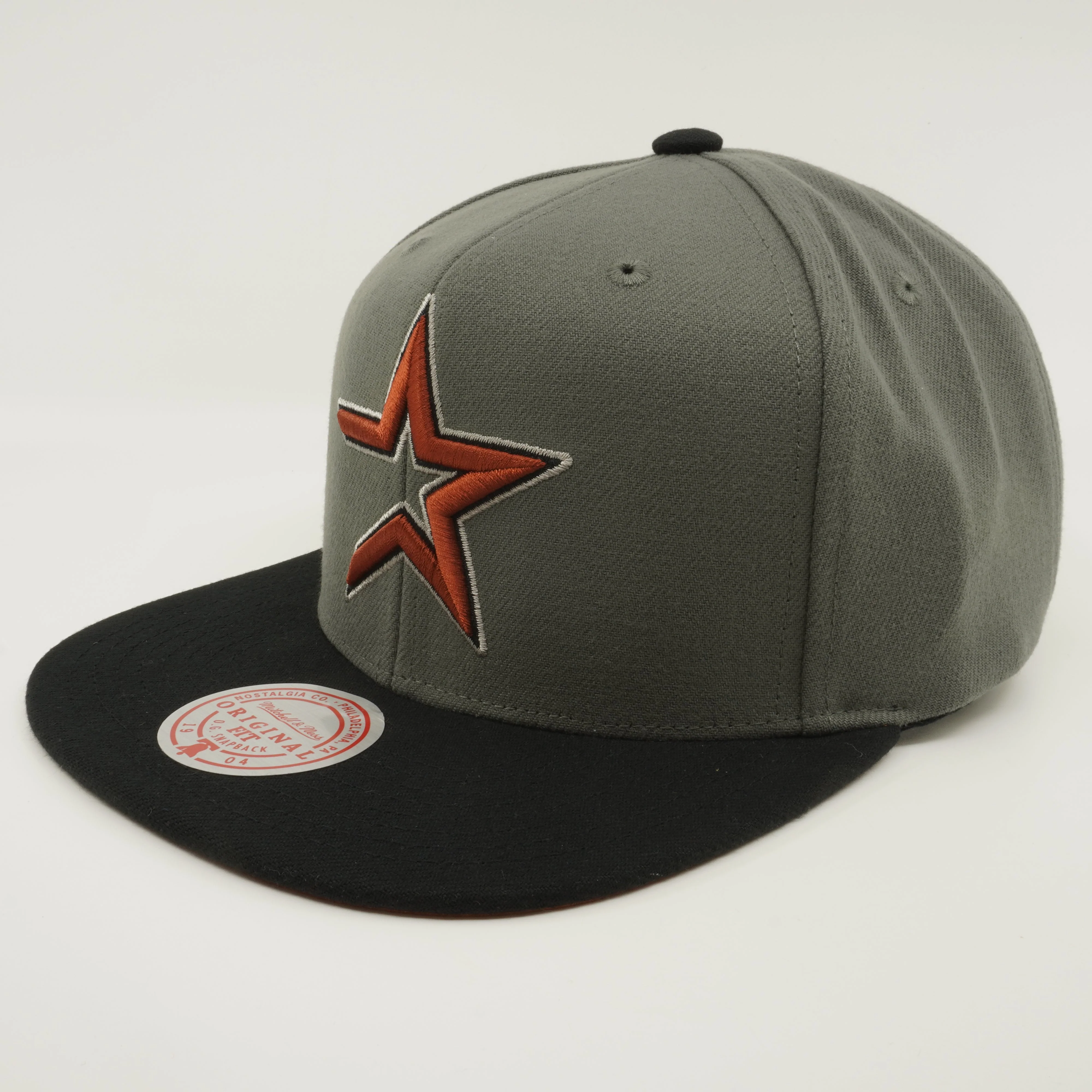 Carefully Designed Mitchell Ness Men's MLB Storm Front Snapback Coop Astros Snapback Caps Environmentally Friendly